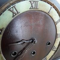 antico orologio in legno da restaurare