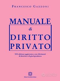 Manuale diritto privato di Francesco Gazzoni 2025