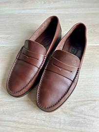 Tod's mocassini uomo in pelle bordeaux