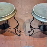 Tavolino in ferro battuto 