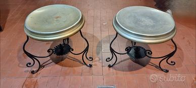 Tavolino in ferro battuto 