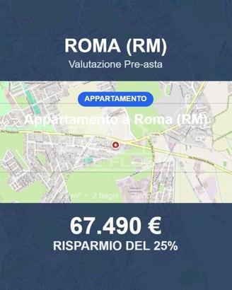 Immobile in asta di 79 m² con box auto a Roma