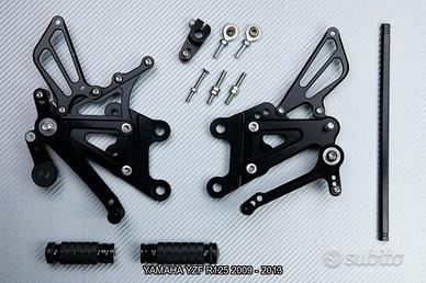Pedane arretrate YAMAHA YZF R125 2009 - 2013