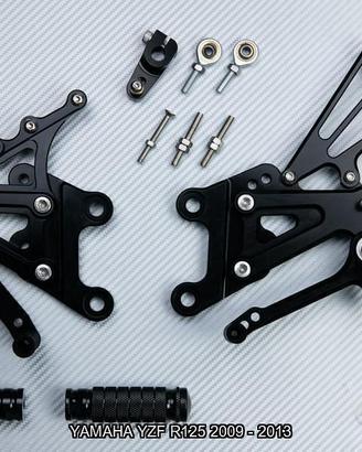 Pedane arretrate YAMAHA YZF R125 2009 - 2013
