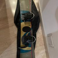 Tavola Snowboard Stuf 157 con attacchi