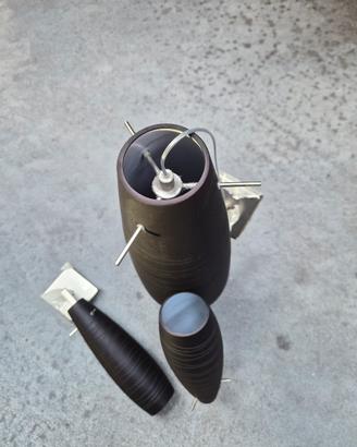 lampadario con 2 applique 