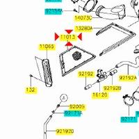 Filtro aria Kawasaki GTR1400 110130014