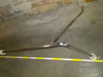 Struttura per tenda doccia/vasca inox