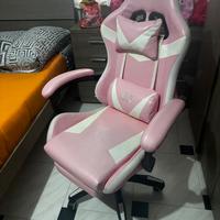 Sedia da Gaming con Led RGB e poggiapiedi