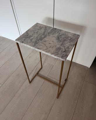 Tavolino in marmo bianco