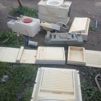 WC  lavello serbatoio bagno gabinetto roulotte