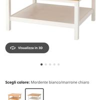 Tavolino basso ikea Hemnes