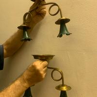 Applique/lampadari ottone liberty