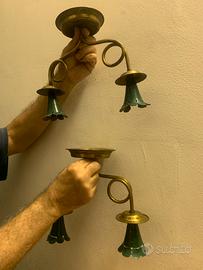 Applique/lampadari ottone liberty