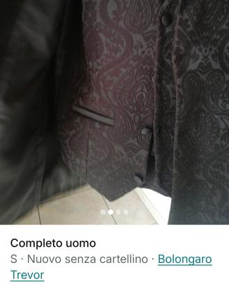 abito uomo 
