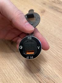 Caricatore DIN a USB C per Moto BMW/ ducati