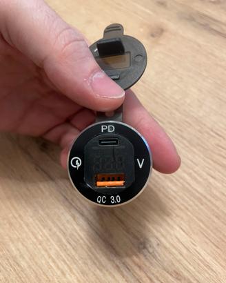 Caricatore DIN a USB C per Moto BMW/ ducati