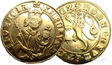 REPLICA MONETA BOHEMIA DUCAT CHARLES IV 1346-1378
