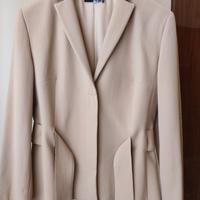 Completo giacca e gonna beige. T.44  Le Full