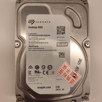 HDD 3.5" Seagate da 2 TB nuovo