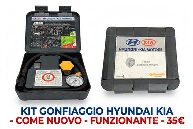 KIT COMPRESSORE GONFIAGGIO GOMME HYUNDAI KIA -