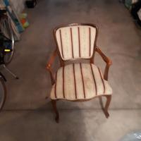 Poltroncina stile barocco