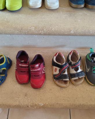 Lotto scarpe bambino