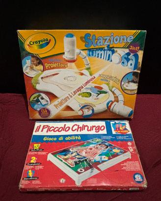Lotto Stazione Luminosa Crayola + piccolo chirurgo
