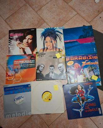 Vinili mix dance house techno anni 90 2000