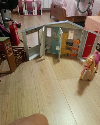 Barbie scuderia e cottage
