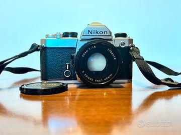 Nikon FM 50mm f1.8 reflex analogica