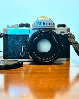 Nikon FM 50mm f1.8 reflex analogica