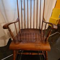 Sedia a Dondolo Vintage 