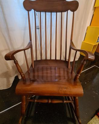 Sedia a Dondolo Vintage 