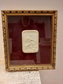 Quadro con scultura 