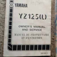 Yamaha yz 125 manuale 