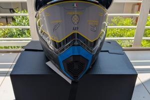 Casco moto AGV AX9 carbon fiber taglia XL cm 61-62