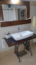 Mobile bagno artigianale (Base Singer originale)