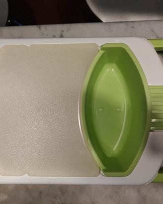 Tagliere Allungabile 3 in 1 con Vassoio Scolapast