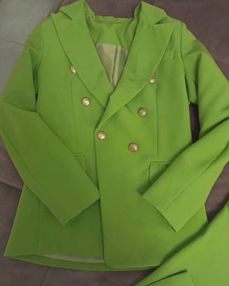 Tailleur verde tg m
