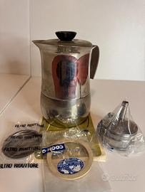 Caffettiera a pressione in acciaio Cook-o-Matic