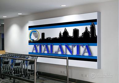 STRISCIONE Atalanta BANNER PVC 2X1 M CON OCCHIELLI