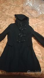 cappottino blu con cappuccio taglia L