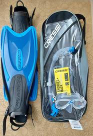 Set snorkeling Cressi NUOVO S/M 38–41 - Nuovo 
