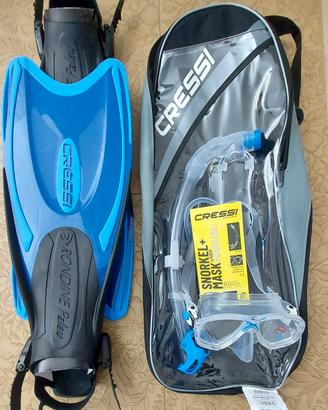 Set snorkeling Cressi NUOVO S/M 38–41 - Nuovo 