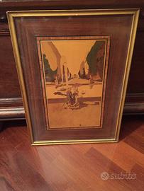 Quadri intarsiato della prima metà del '900