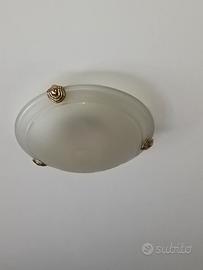 PLAFONIERA IN VETRO A LED