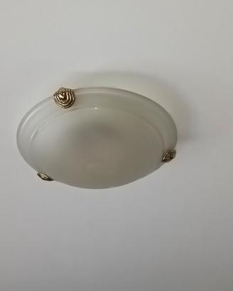 PLAFONIERA IN VETRO A LED