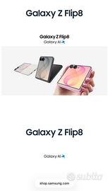 Samsung Z Flip 8 Nuovo con ricevuta Samsung Italia