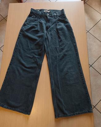 Jeans Levi's Premium Baggy Dad Wide Leg nero  W23